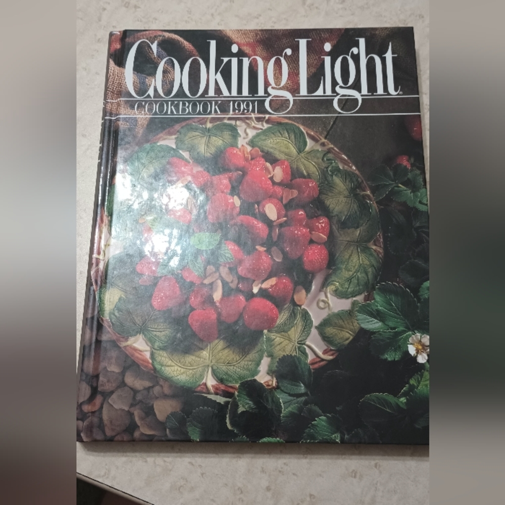 cooking light Cookbook 1991 Vintage Hardcover Oxmoor House
